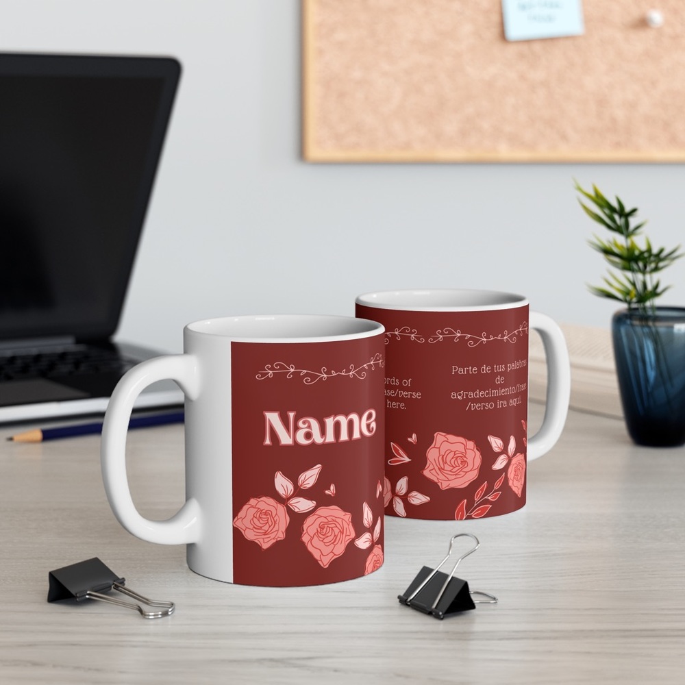 Red Custom Mugs - Picture 7 of 9